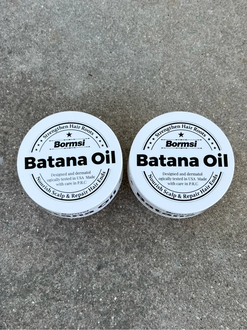 Batana Oil Bormsi Sealed Pack of 2 Hair Mask Cosmetics 10.6oz